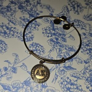 ~~Alex And Ani Delta Zeta Sorority Gold Bangle~~